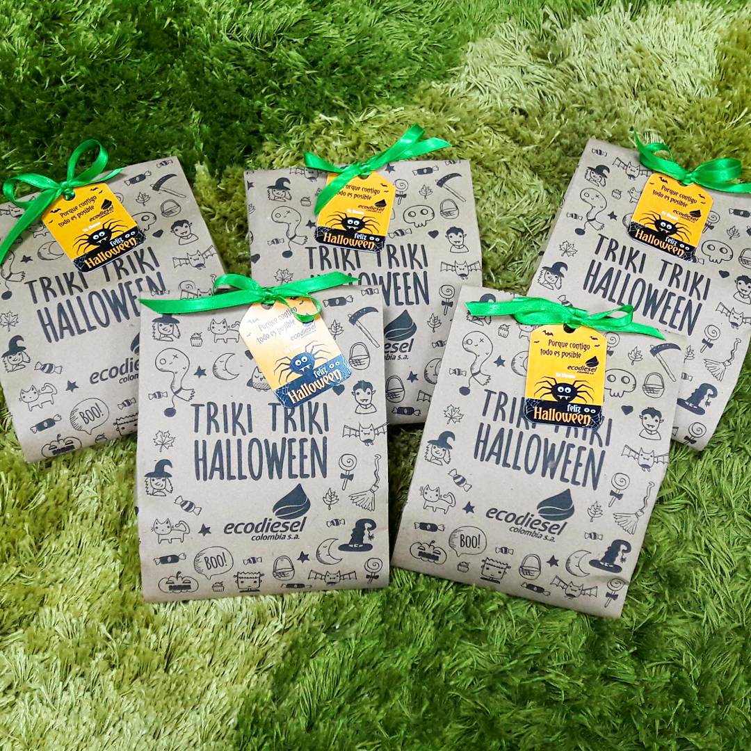 halloween bolsa de dulces