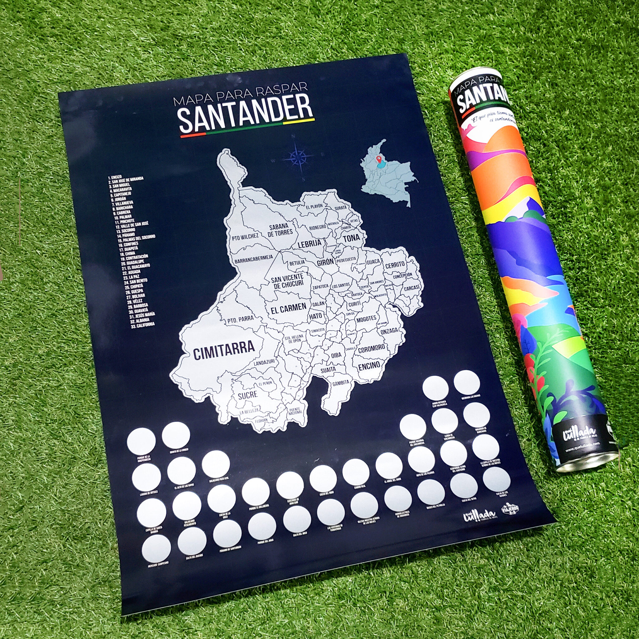 mapa de santan