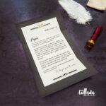 Carta con sello lacre
