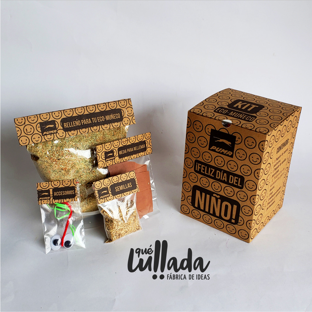 Kit Muñeco Cabeza de Pasto