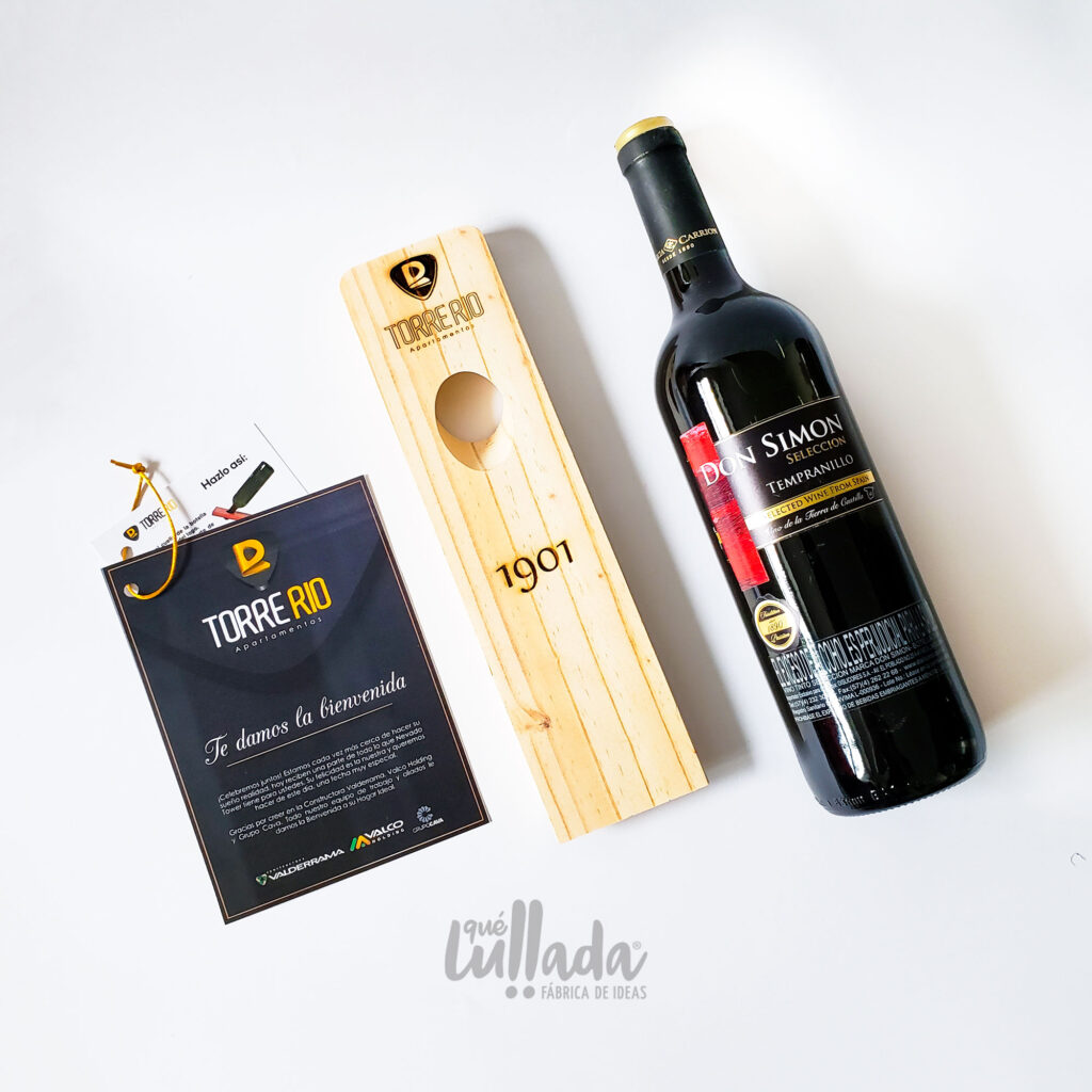 Soporte de vino personalizado