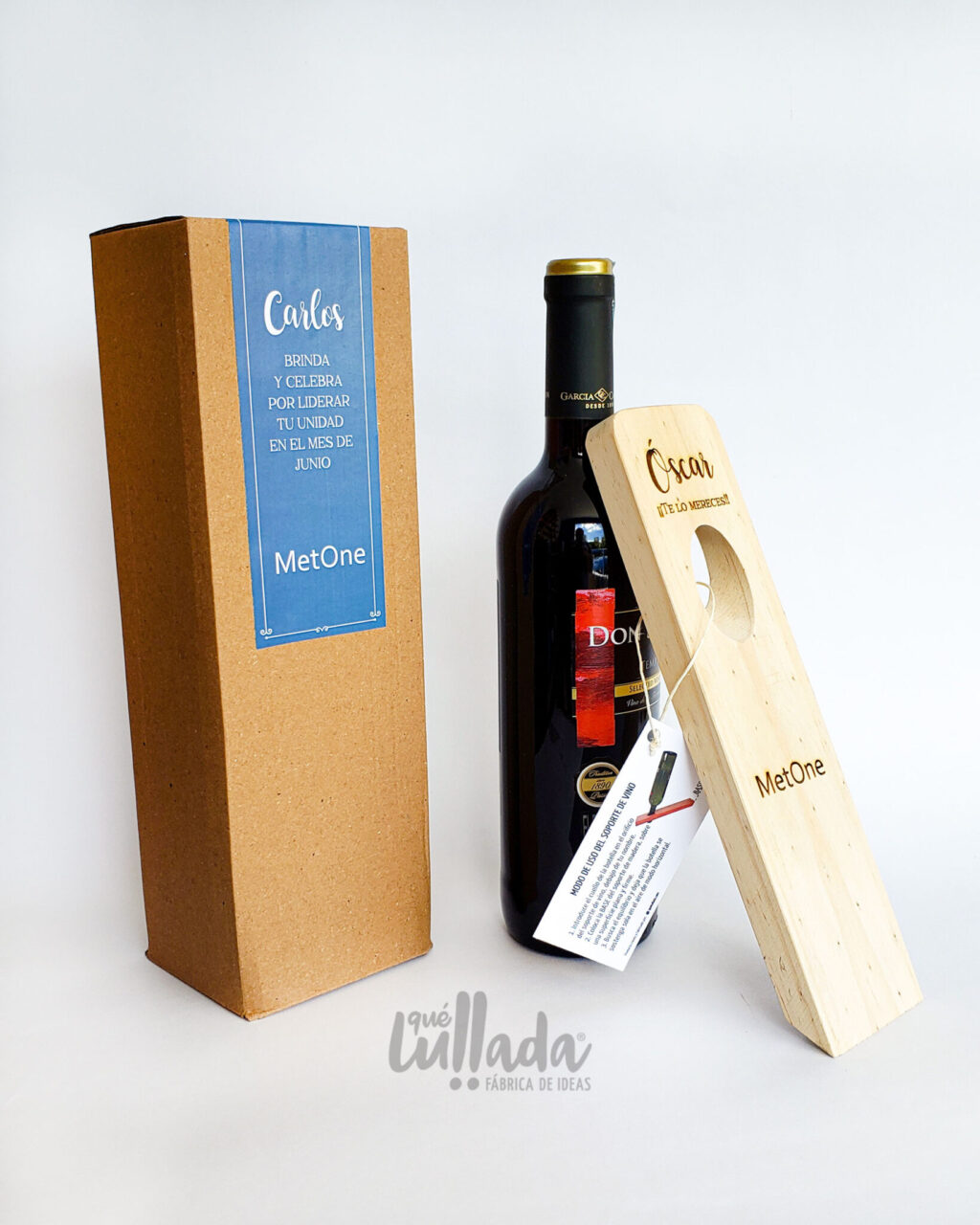 Soporte de vino personalizado
