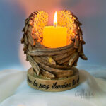angel candelabro de condolencias