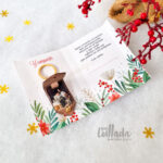 llavero de cuero navidad