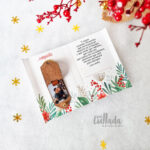 llavero de cuero navidad
