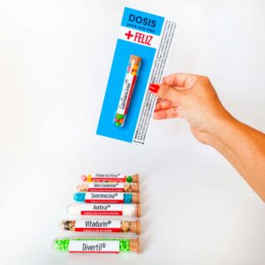 tubos de dulces medicamentos