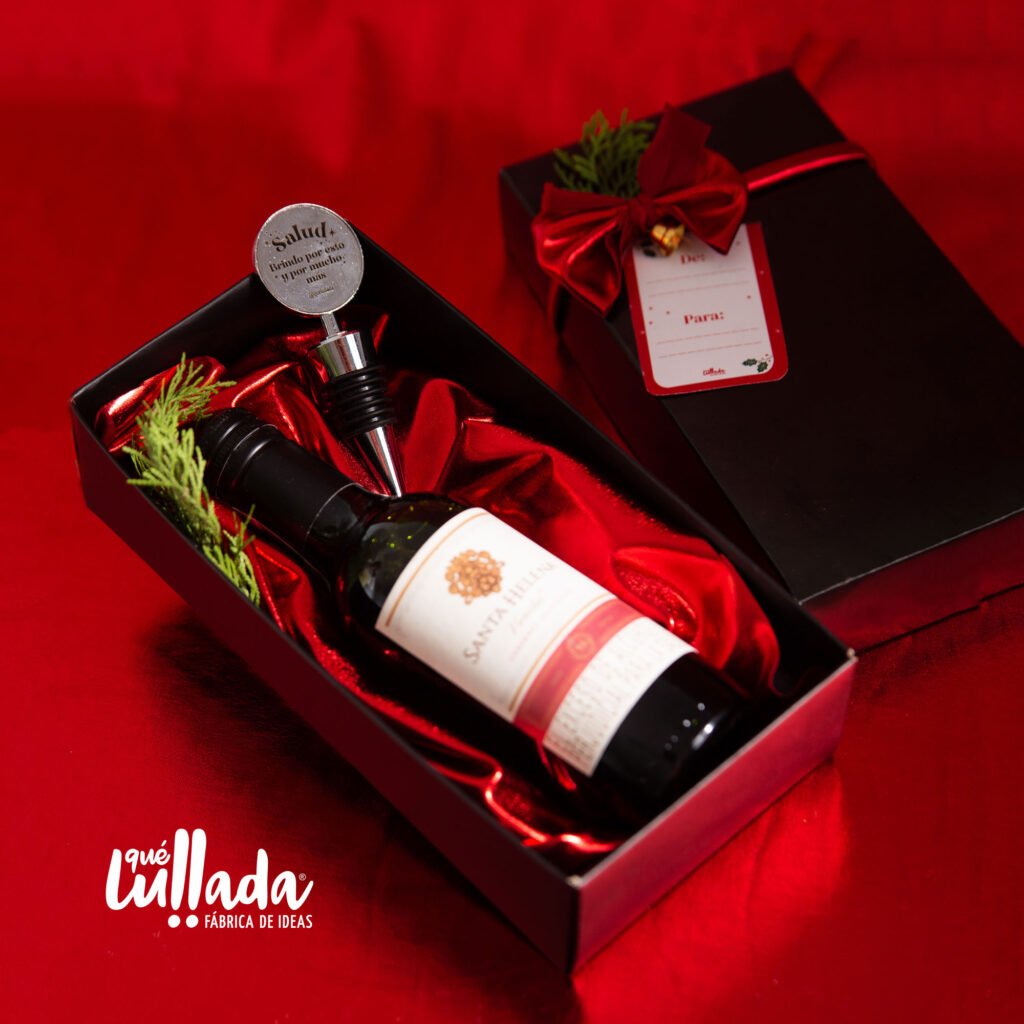 kit de vino y tapon