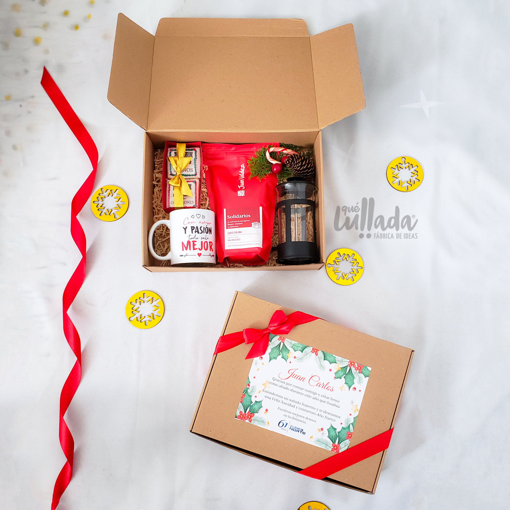 KIT DE CAFE NAVIDAD CLINICA NORTE