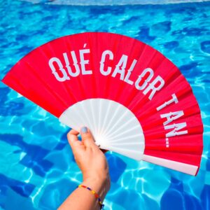 Abanico Qué calor tan